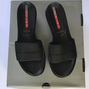 Prada women’s wedge sandal